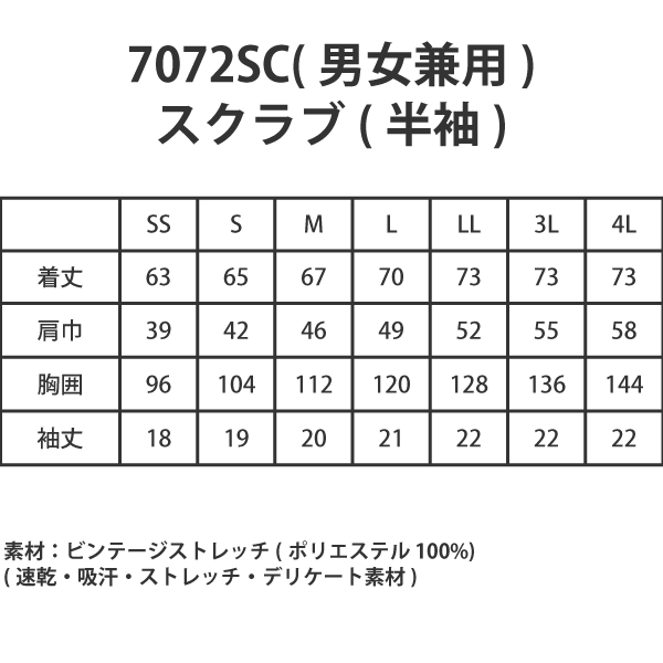 【Dickies】•ディッキーズ ビンテージ風 男女兼用 スクラブ（FOLK） 医療用白衣 7072SC