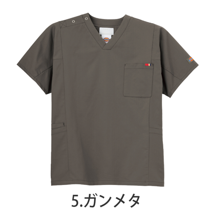 Dickies】• 動きやすい 男女兼用スクラブ（FOLK） 医療用白衣 7112SC