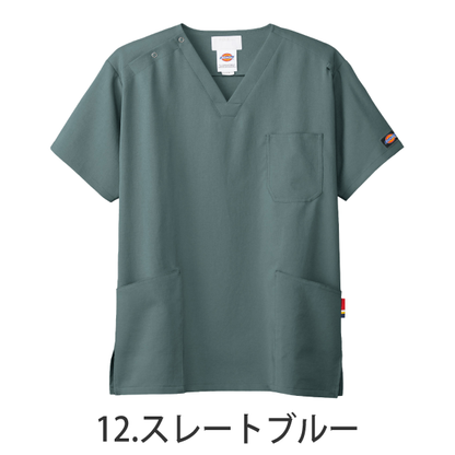 【Dickies】•ディッキーズ ビンテージ風 男女兼用 スクラブ（FOLK） 医療用白衣 7072SC