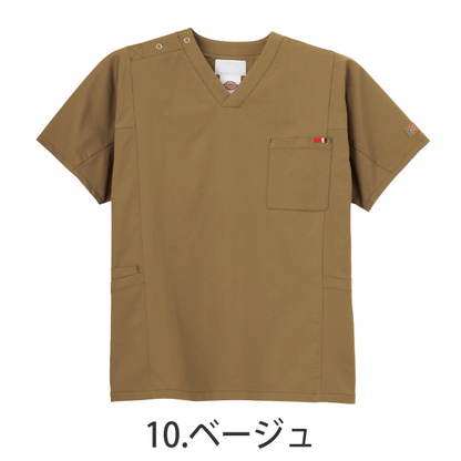 Dickies】• 動きやすい 男女兼用スクラブ（FOLK） 医療用白衣 7112SC