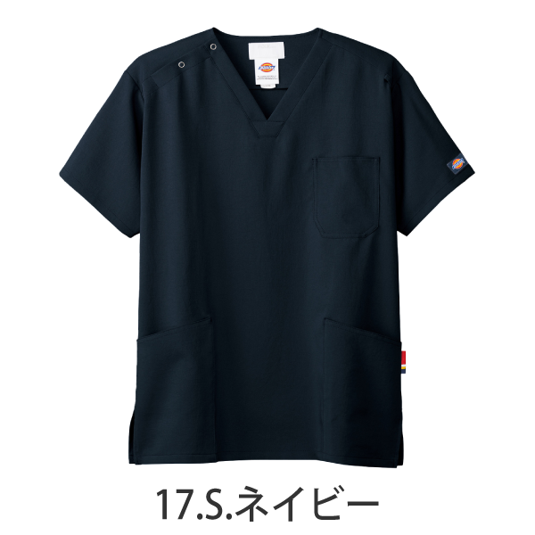 【Dickies】•ディッキーズ ビンテージ風 男女兼用 スクラブ（FOLK） 医療用白衣 7072SC