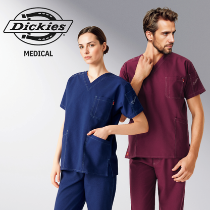 【Dickies】• ワークテイスト 男女兼用スクラブ（FOLK） 医療用白衣 7061SC