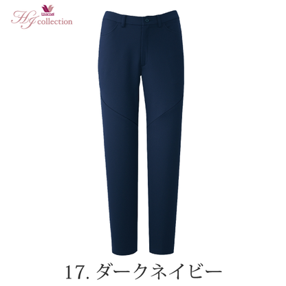 【Wacoal】• 透け防止 レディスストレートパンツ（FOLK） 医療用白衣 HI301